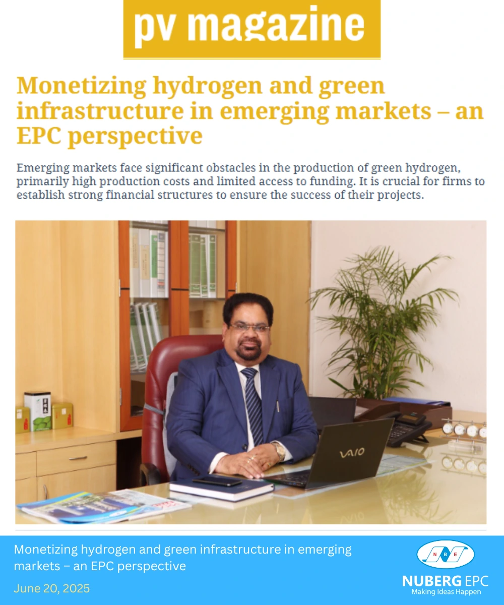 Monetizing hydrogen and green infrastructure in emerging markets – an EPC perspective Monetizing hydrogen and green infrastructure in emerging markets – an EPC perspective